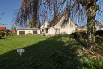 Kleines Einfamilienhaus im Spreewald | 110 qm Wohnfläche | riesiges Grundstück | Nebengelass - Gartenansicht